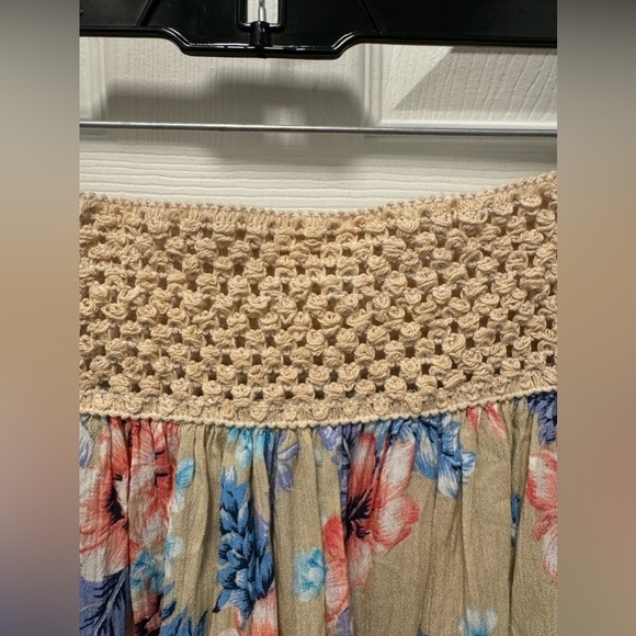 LIVING DOLL|mini boho festival flower lightweight flowy summer skirt|Size XL NWT - Picture 4 of 8